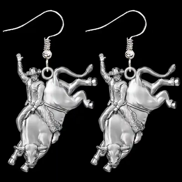 Bull Rider Earrings